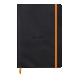 Rhodia Softcover Notebook - A5 - Black - Lined